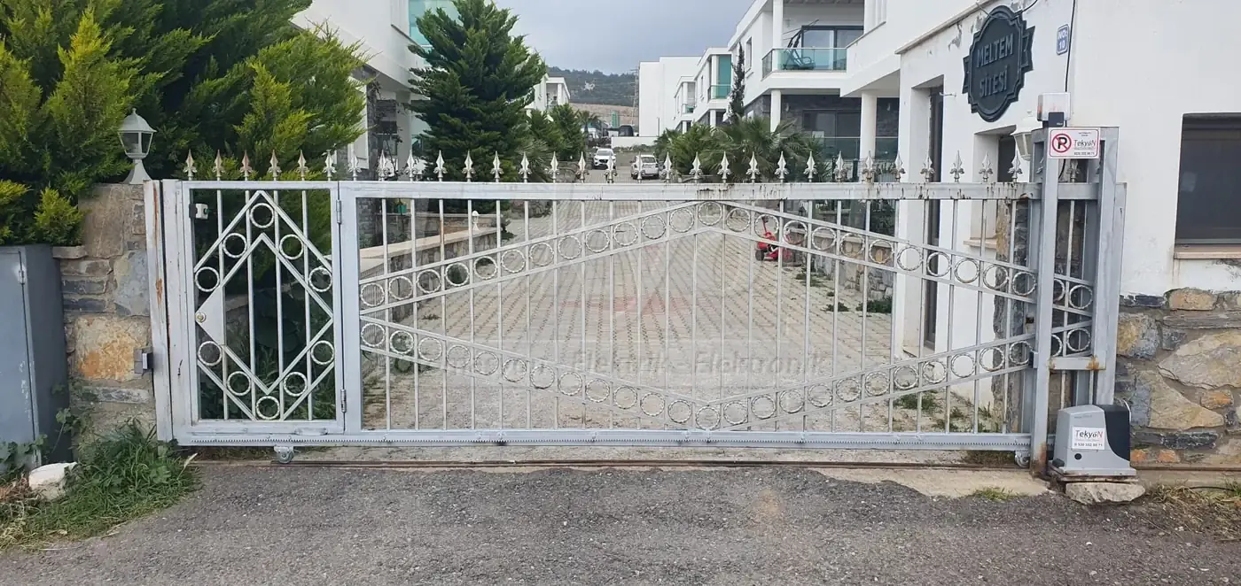 Klasik demir bahçe kapısı